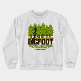 UFO CHRONICLES PODCAST - Bigfoot Hide & Seek World Champion Crewneck Sweatshirt